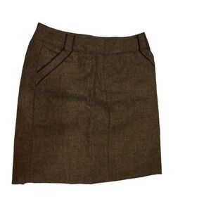 Contemporary Edge Wool Skirt